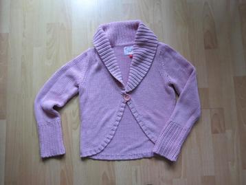 Mooi roze gebreid, katoenen vest van Esprit, maat L beschikbaar voor biedingen