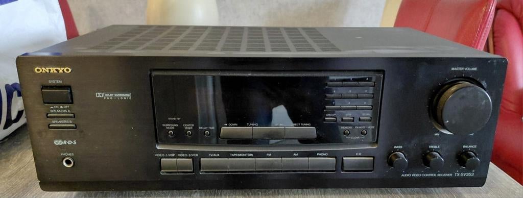 onkyo audio video control receiver tx sv353, Ophalen of Verzenden, 120 watt of meer, Onkyo