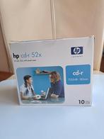 HP cd-r 52x, 700MB - 80min. 9 stuks in cellofaan., Ophalen of Verzenden, Zo goed als nieuw