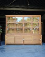 Grote 300cm brede Schoolkast | Teakhout Winkelkast | #2255, Niet ingevuld, 200 cm of meer, Niet ingevuld, Ophalen of Verzenden