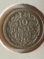 1941 Wilhelmina 10 Cent, Postzegels en Munten, Munten | Nederland, Zilver, Ophalen of Verzenden, 10 cent, Koningin Wilhelmina