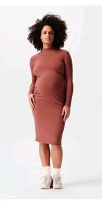Noppies positiejurk maat L, Kleding | Dames, Positiekleding, Bruin, Jurk, Maat 42/44 (L), Nieuw