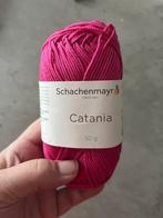 Schachenmayr catania katoen garen geel rood blauw, Onbekend, Nieuw, Wol of Garen, Schachemayer Catania