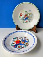 Vintage kinderbordjes bowls/Stavanger Figgjo Flint Norway, Ophalen of Verzenden, Gebruikt, Kom(men)
