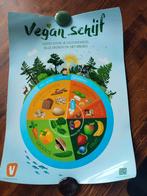 Poster "Vegan schijf" te koop!, Rechthoekig Staand, Nieuw, Ophalen of Verzenden, A1 t/m A3