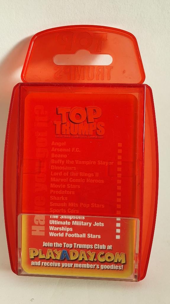 The Simpsons Top Trumps kaartspel, Winning Moves 2003. 5C2, Verzamelen, Tweedehands verkoop, Tweedehands verkoop, Gebruikt, Overige typen