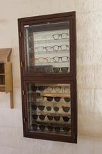 vintage wandvitrine showcase winkel vitrine, Ophalen