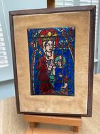 Antiek schilderij Maria met kind email de Grand Feu, Antiek en Kunst, Kunst | Schilderijen | Klassiek, Ophalen of Verzenden