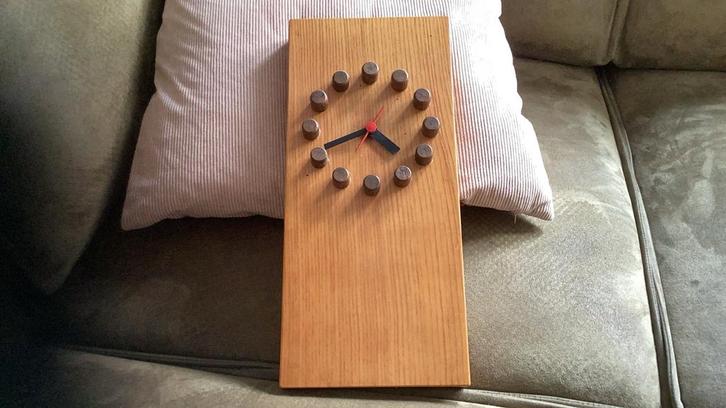 Van Tol houten wandklok, Antiek en Kunst, Antiek | Klokken, Ophalen of Verzenden
