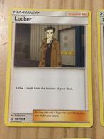 Pokemon kaart Looker, Ophalen of Verzenden, Gebruikt, Losse kaart, Foil