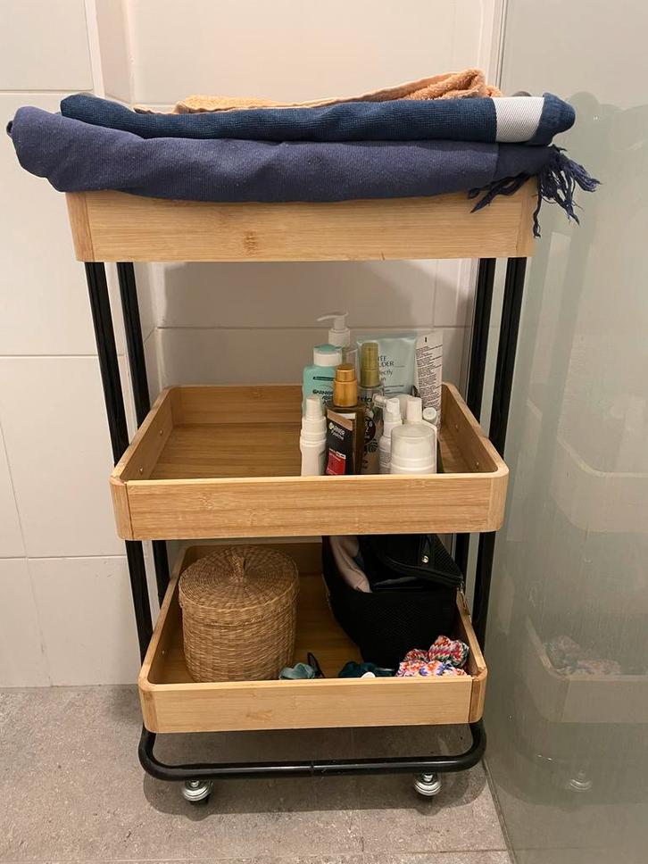 Badkamer Organizer - Open Kast, Huis en Inrichting, Badkamer | Badkamermeubels, Zo goed als nieuw, (Half)hoge kast, Minder dan 100 cm