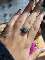 Labradoriet Ring - Echt Zilver - Verstelbaar, Verzenden, Nieuw, Met edelsteen, Dame