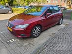 Seat Leon 1.6 TDI 81KW/110PK 2013 Rood, Auto's, Voorwielaandrijving, 1160 kg, Stof, 4 cilinders