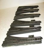Marklin 6 Rechte Wissels 24611/12 Gebruikte, Wisselstroom, Gebruikt, Rails, Ophalen of Verzenden