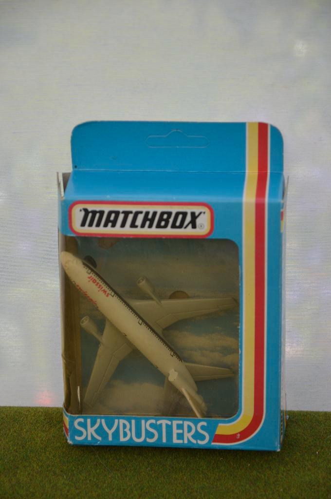 Vintage Matchbox vliegtuig Skybusters uit 1973 nog in doos, Verzamelen, Speelgoed, Zo goed als nieuw, Ophalen of Verzenden