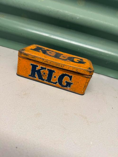 Bougieblik KLG, Verzamelen, Blikken, Gebruikt, Overige, Overige merken, Ophalen of Verzenden