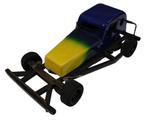 Vintage nitro stockcar 1/10 rc auto, Hobby en Vrije tijd, Ophalen of Verzenden, Gebruikt, Nitro, Auto offroad