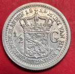 Halve gulden 1919. Zfr+., ½ gulden, Zilver, Ophalen of Verzenden, Koningin Wilhelmina
