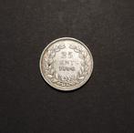 25 cent 1894, Postzegels en Munten, Munten | Nederland, Zilver, Koningin Wilhelmina, Losse munt, 25 cent