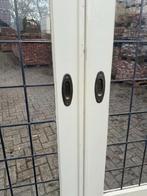 Set schuif / en-suite deuren met glas in lood 206x88cm., Antiek en Kunst, Ophalen