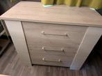 Commode met 3 lades, Ophalen, 100 tot 150 cm, Zo goed als nieuw, 3 of 4 laden