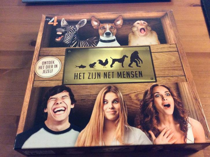 Het Zijn Net Mensen - King - Bordspel, Hobby en Vrije tijd, Gezelschapsspellen | Bordspellen, Zo goed als nieuw, Een of twee spelers