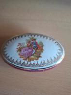 Vintage snuif  of juwelen doosje Limoges stijl, Antiek en Kunst, Ophalen of Verzenden