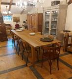 lange handgemaakte eettafel  grote tafel  grote eettafel, Antiek en Kunst, Curiosa en Brocante, Ophalen