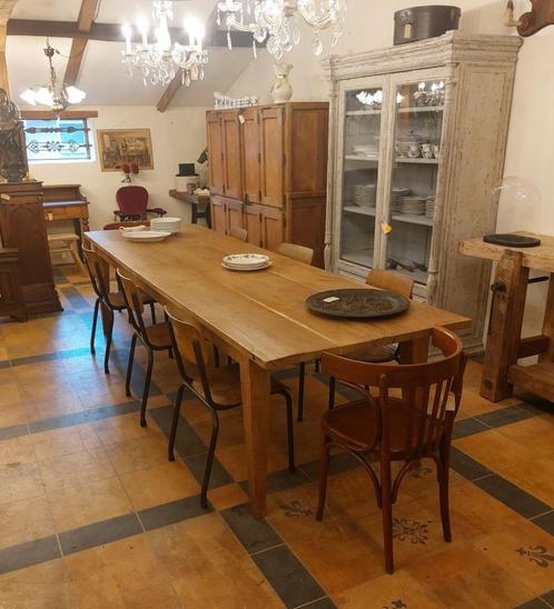 lange handgemaakte eettafel  in juni extra geopend, Antiek en Kunst, Curiosa en Brocante, Ophalen