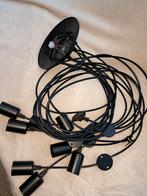 Zwarte Spinlamp Plafondlamp, Ophalen of Verzenden, Gebruikt, Overige typen