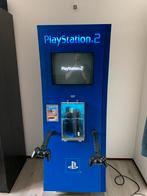 Playstation 2 demo stand, Ophalen, Zo goed als nieuw, Zwart, Met 2 controllers