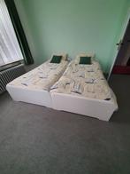 2  Auping 1 persoons bedden, Huis en Inrichting, Ophalen, Verstelbaar, 90 cm, Eenpersoons