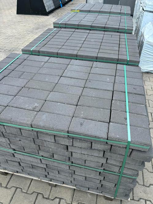 Restantpartij Betonklinkers Antraciet, Tuin en Terras, Tegels en Klinkers, Nieuw, Klinkers, Beton, 10 m² of meer, Ophalen