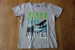 Grijs tshirt - maat 128, Ophalen of Verzenden, Gebruikt, Jongen, Shirt of Longsleeve