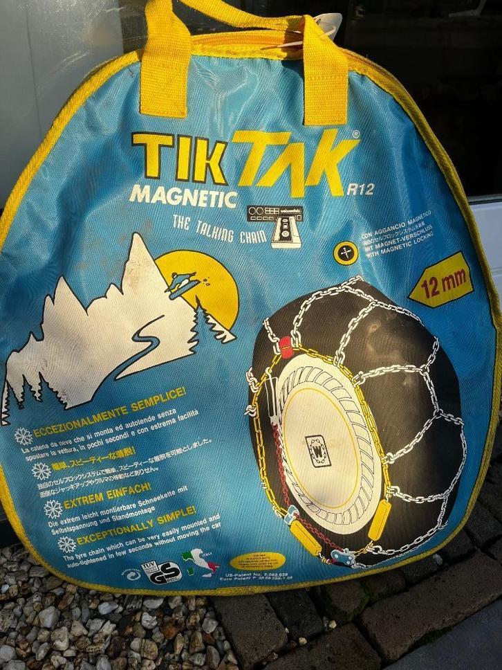 TIK TAK R12 sneeuwkettingen, Auto diversen, Sneeuwkettingen, Zo goed als nieuw, Ophalen