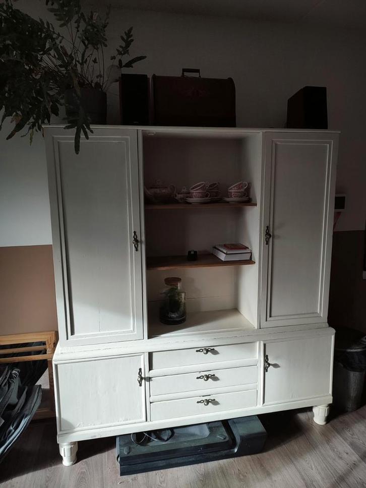 Vintage Kast met deuren en lades, Huis en Inrichting, Kasten | Dressoirs, Gebruikt, 150 tot 200 cm, 50 tot 75 cm, Met lade(s)