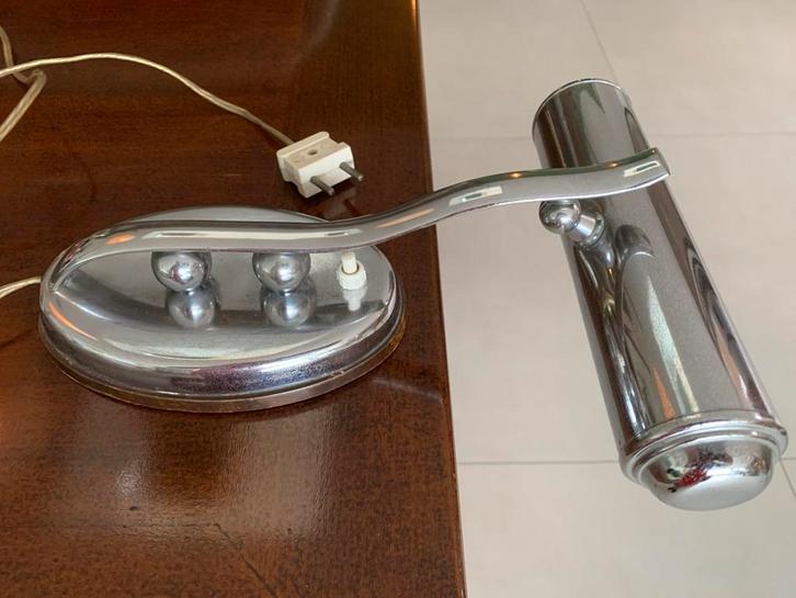 Vintage Pianolamp / Bureaulamp, Huis en Inrichting, Lampen | Vloerlampen, Gebruikt, Minder dan 100 cm, Metaal, Ophalen