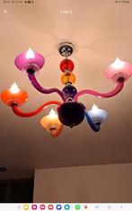Leuke kleurrijke hanglamp, Huis en Inrichting, Lampen | Hanglampen, Kunststof, Ophalen of Verzenden, Zo goed als nieuw, Speels/ kleurrijk