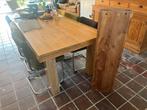 Mango/teak houten (bar)tafel, Ophalen, Gebruikt