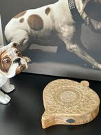 Hart van hout , kandelaar  waxinelichthouder Riverdale, Ophalen of Verzenden, Beige, Hout, Minder dan 25 cm