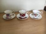 Kop en schotel Royal Windsor Fine Bone China porselein 3st, Ophalen of Verzenden, Zo goed als nieuw