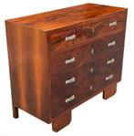 Art Deco ladekast commode mahonie kast  design, Ophalen