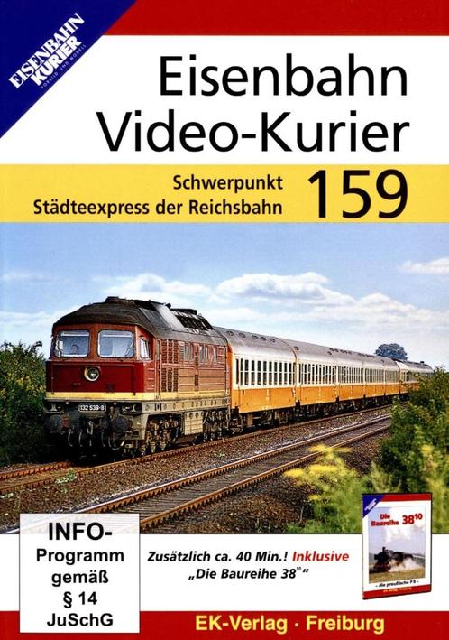 Spoorwegvideo Koerier - Stadsexpress van de Reichsbahn - DVD, Cd's en Dvd's, Dvd's | Documentaire en Educatief, Nieuw in verpakking