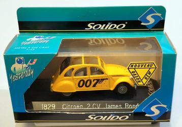 Solido 1/43 Citroen 2CV 007 Bond (For Your Eyes only) MIB beschikbaar voor biedingen