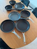 6 pannen, Jamie Oliver by Tefal, BK en AH, Ophalen of Verzenden, Gebruikt, Rvs, Koekenpan of Braadpan