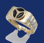 14 karaat Gouden Ring Mercedes Jongensring, Jw, Verzenden, Nieuw, Kleiner dan 17