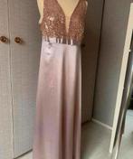 Lange feestelijke roze jurk maat L, Kleding | Dames, Gelegenheidskleding, Galajurk, Maat 42/44 (L), Ophalen of Verzenden, Zo goed als nieuw