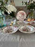Rose Chintz Johnson Bros 7x diepe borden izgsy, Antiek en Kunst, Ophalen of Verzenden