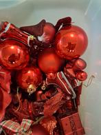 Kerstballen , ornamentals  spullen rood kerst, Ophalen, Zo goed als nieuw