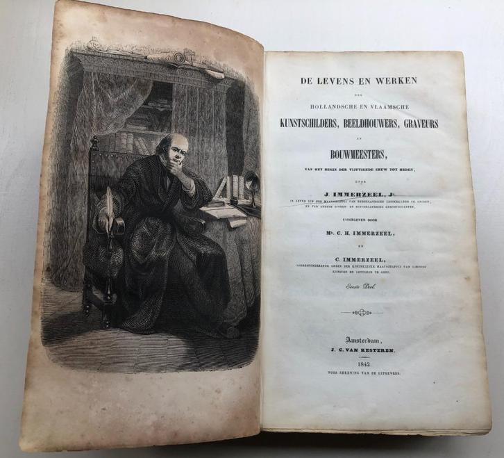 Levens en werken der Hollandsche en Vlaamsche kunstschilders, Antiek en Kunst, Antiek | Boeken en Bijbels, Ophalen of Verzenden